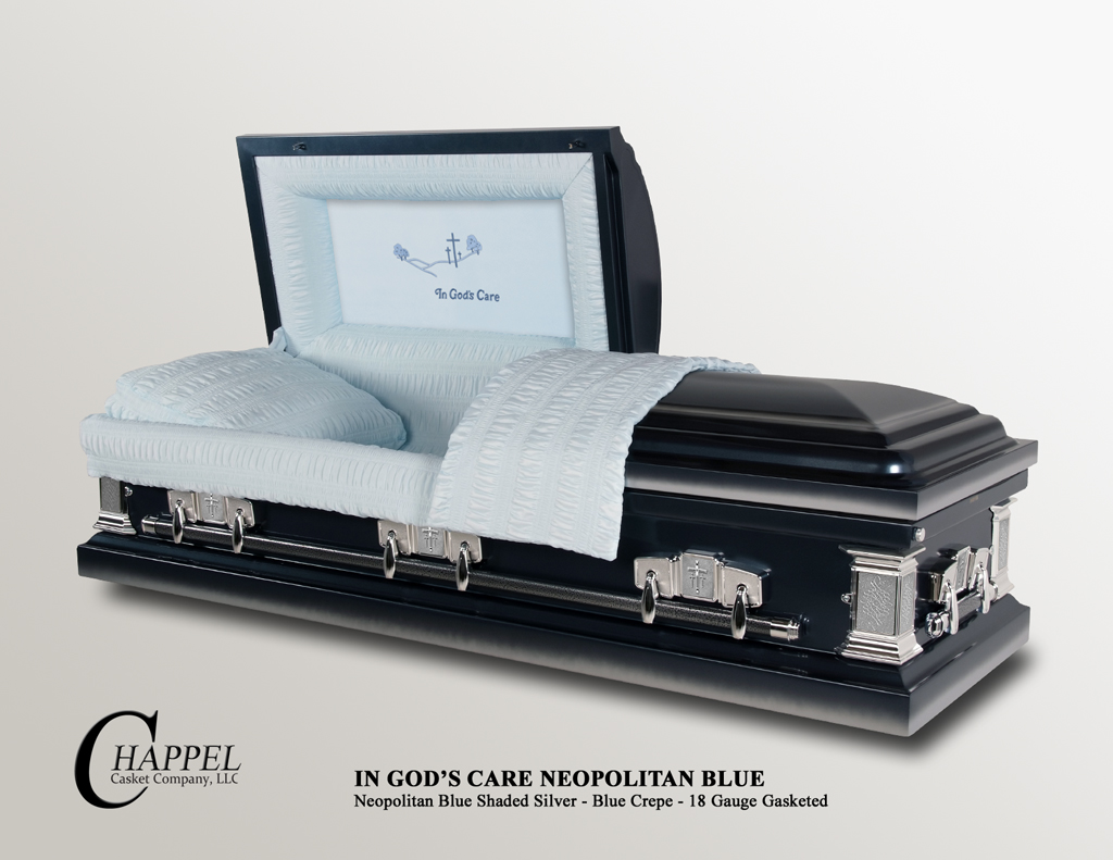 In Gods Care Neopolitan Blue